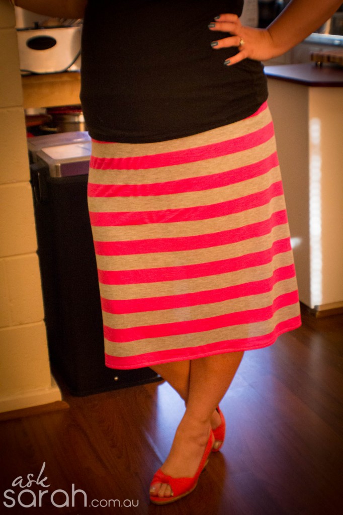 Sew One Seam Stretch Skirt Ask Sarah