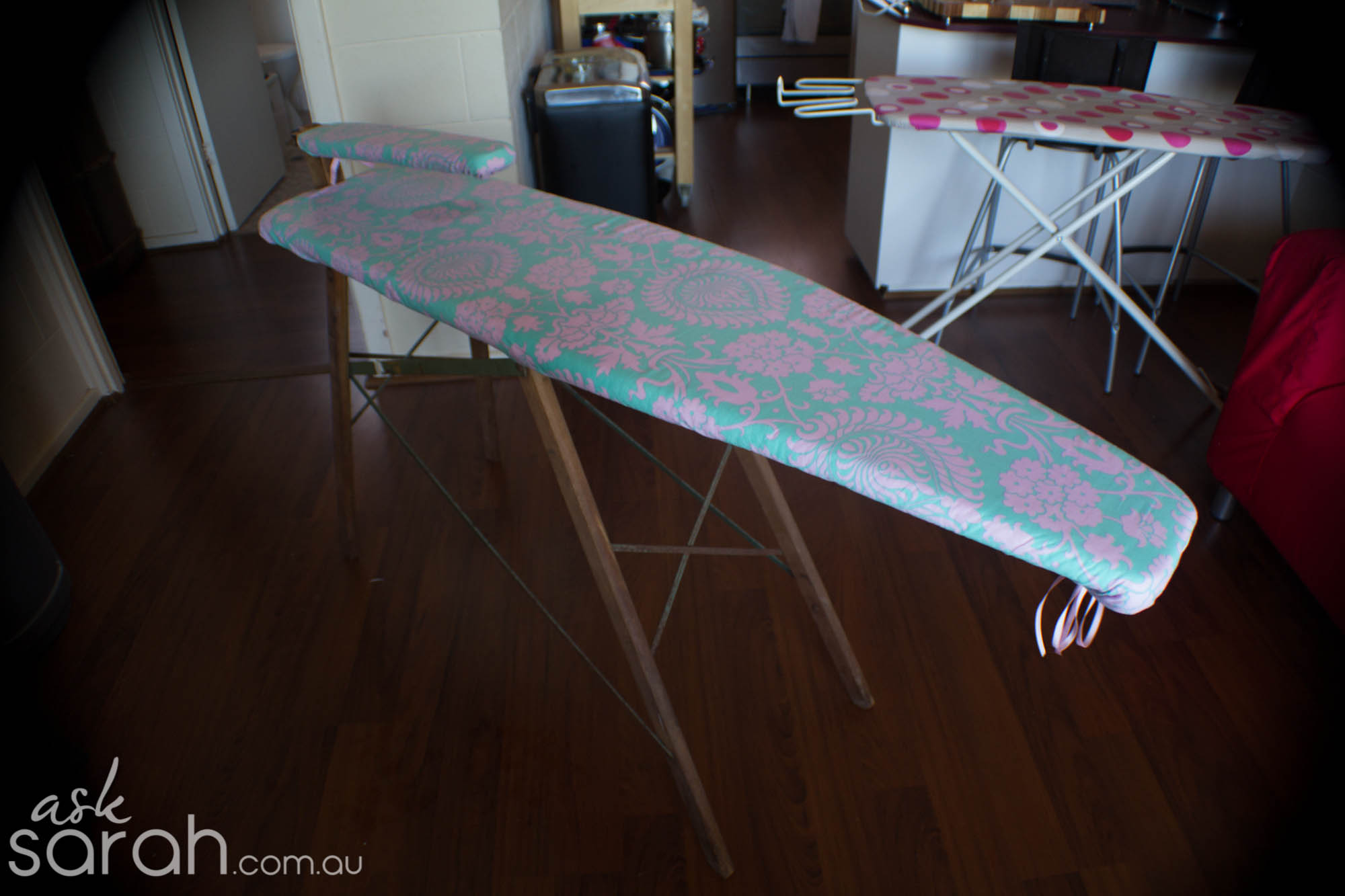 Sew The Sweetest Vintage Ironing Board & DIY Ironing Board Cover