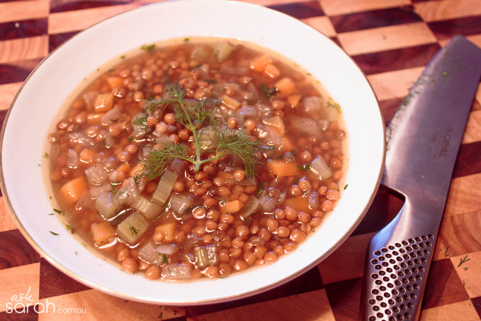 Recipe: Greek Inspired Lentil Soup