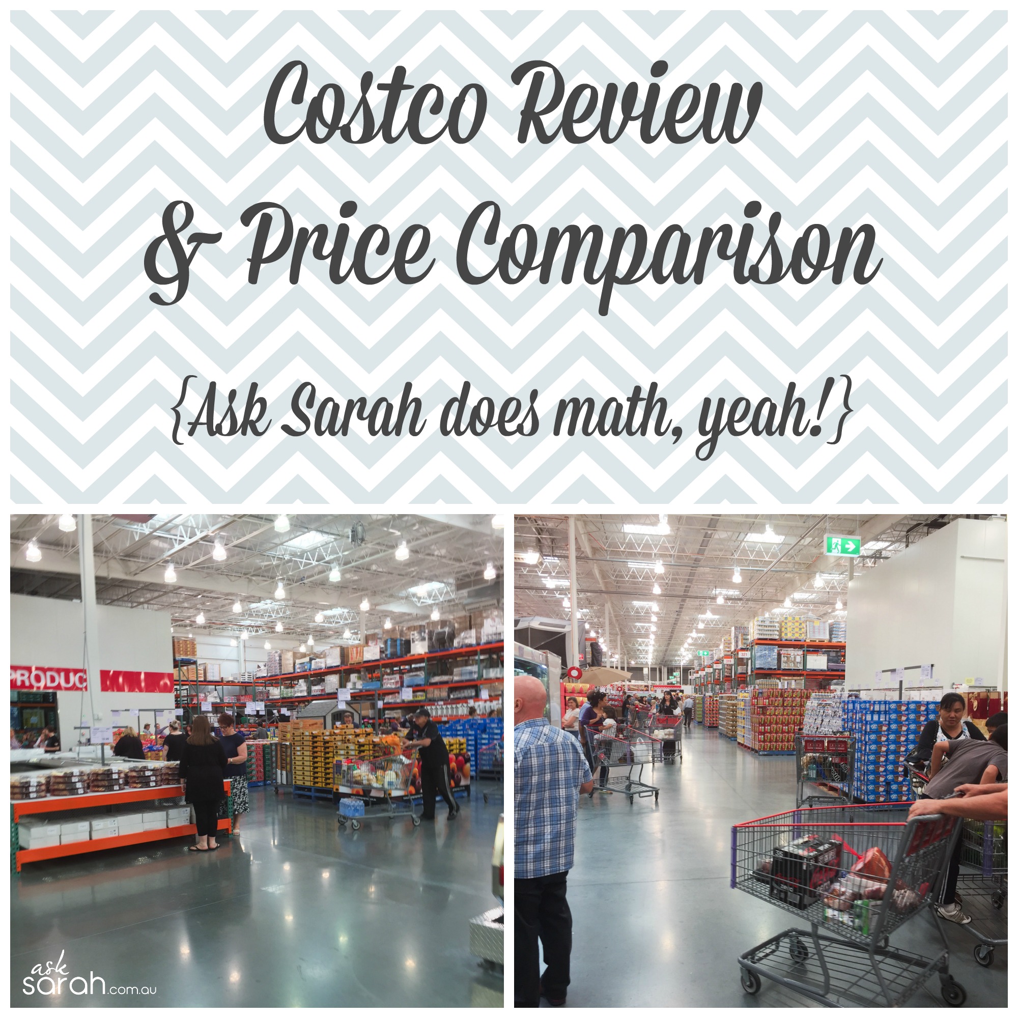 Costco Review & Price Comparison {Ask Sarah does math, yeah!}