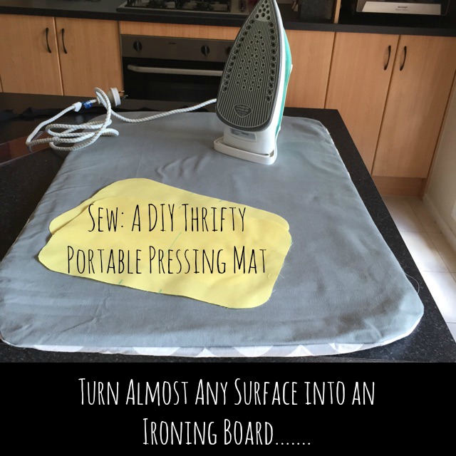 Sew: DIY A Thrifty Portable Pressing Mat {Turn Almost Any Surface into an Ironing Board}