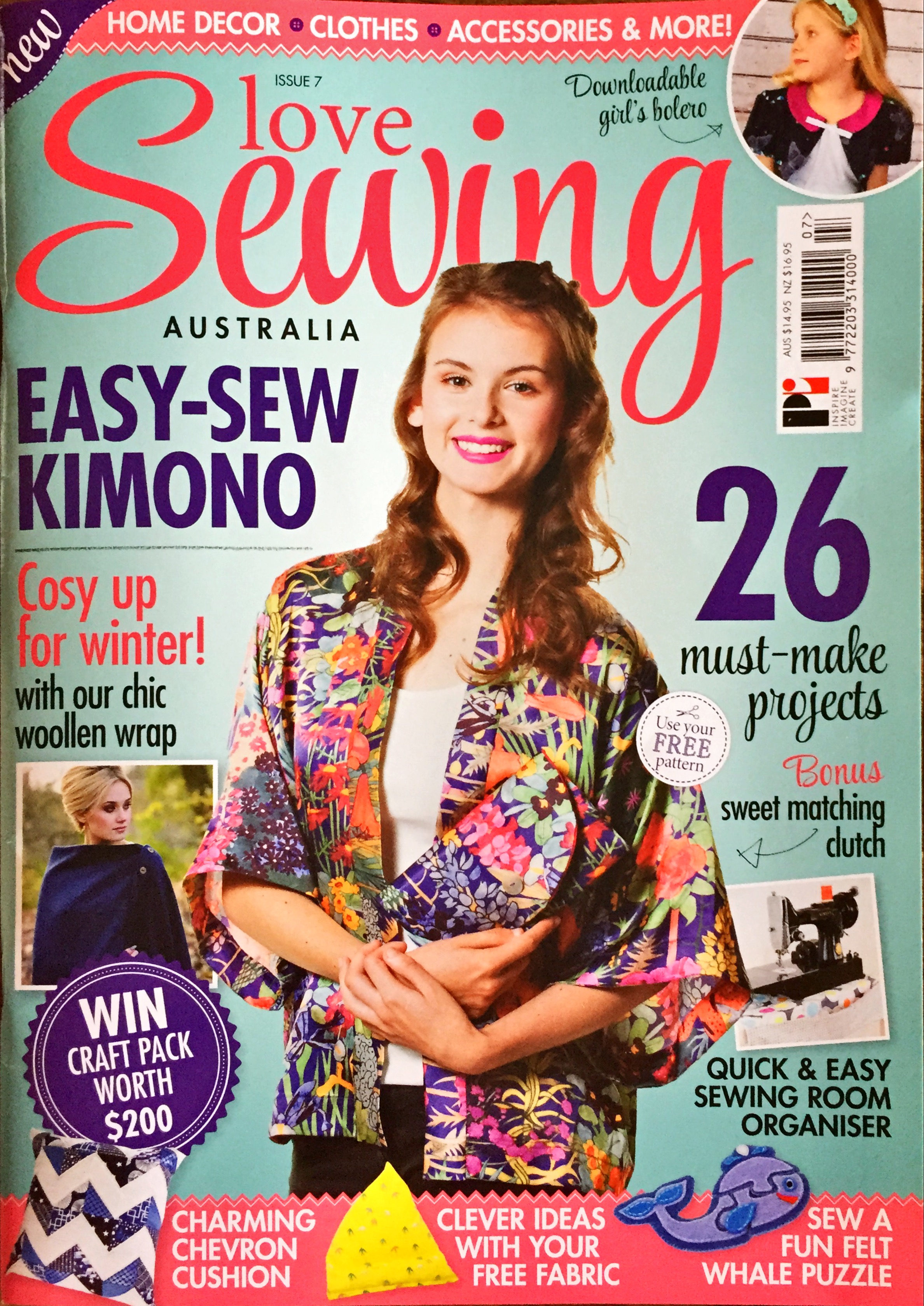 Guess Who's in Love Sewing Magazine this Month? {And New Idea too!}